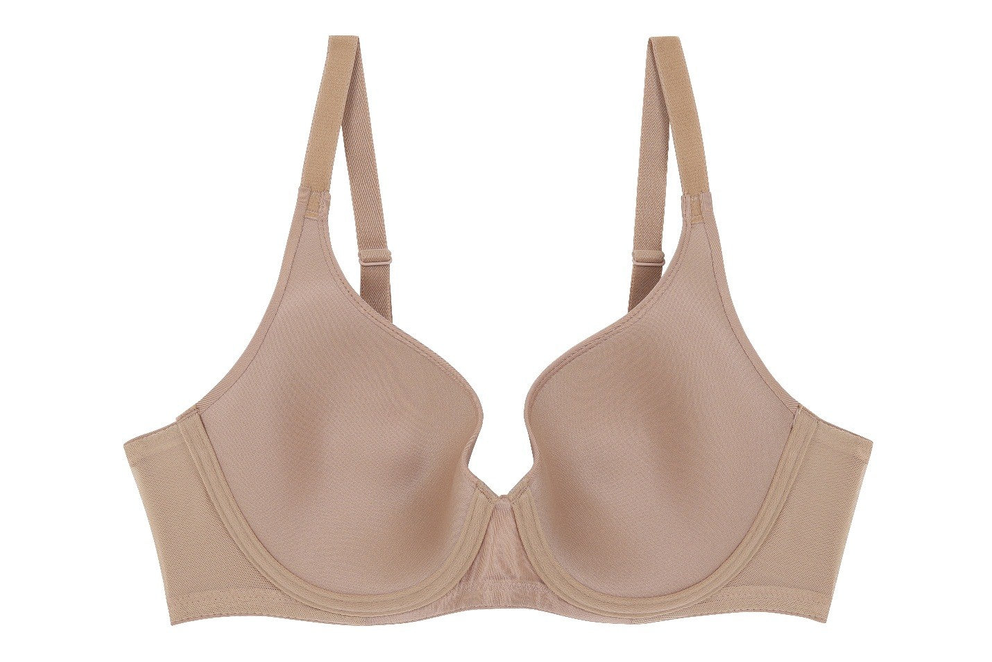 Wacoal Curve Diva คัพดีเวอร์ บราเก็บกระชับ สาวคัพใหญ่ รุ่น WB7952 สีโอวัลติน (OT)
