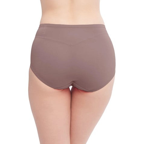Wacoal U-fit Extra Secret Support Short panty กางเกงในไม่เข้าวินกระชับหน้าท้อง รูปแบบเต็มตัว รุ่น WU4838 สีน้ำตาลไหม้ (BT)