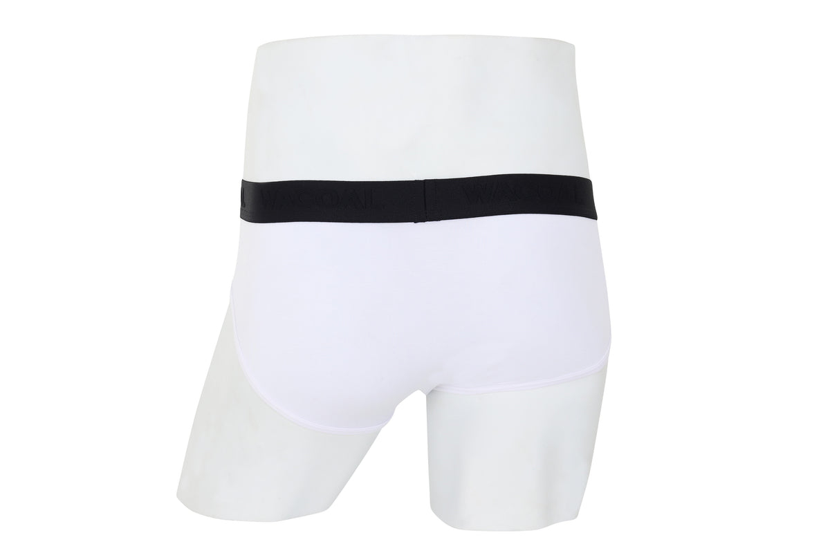 Wacoal กางเกงในผู้ชาย BAMBOO FILAGEN (BIKINI) รุ่น WXU303 สี ขาวขอบดำ (PW)