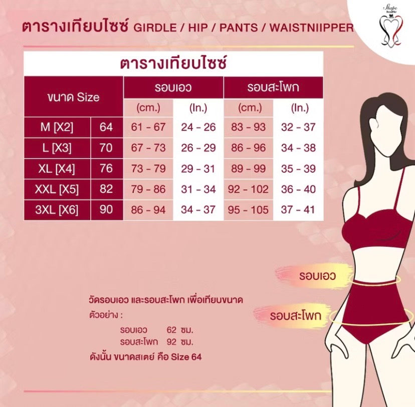 Wacoal Shape Beautifier STAY ขาสั้นเอวปกติ รุ่น WG1261 สีเนื้อ (BE)