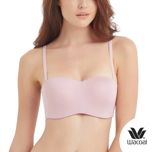 Wacoal Curve Diva บราเกาะอกเก็บกระชับ สาวคัพใหญ่ รุ่น WB7939 สีชมพูกุหลาบป่า (WR)