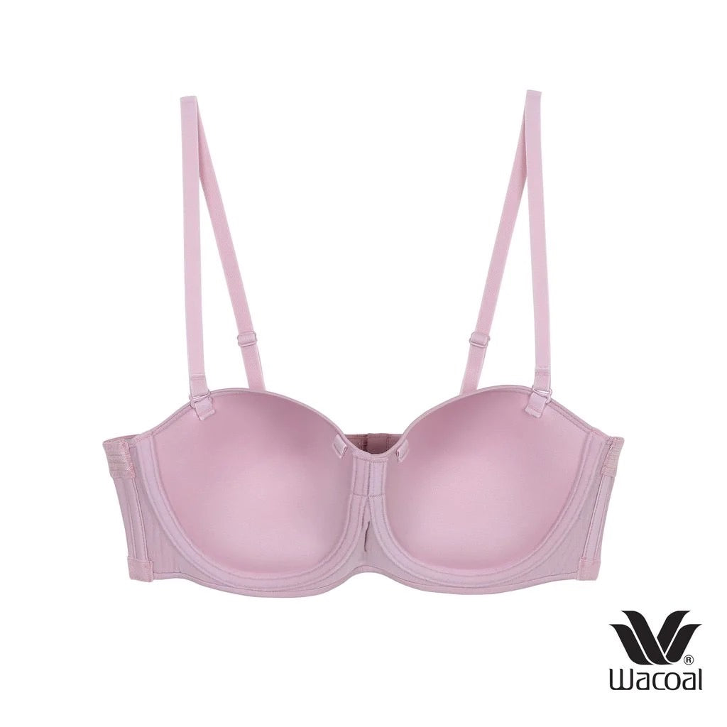 Wacoal Curve Diva บราเกาะอกเก็บกระชับ สาวคัพใหญ่ รุ่น WB7939 สีชมพูกุหลาบป่า (WR)
