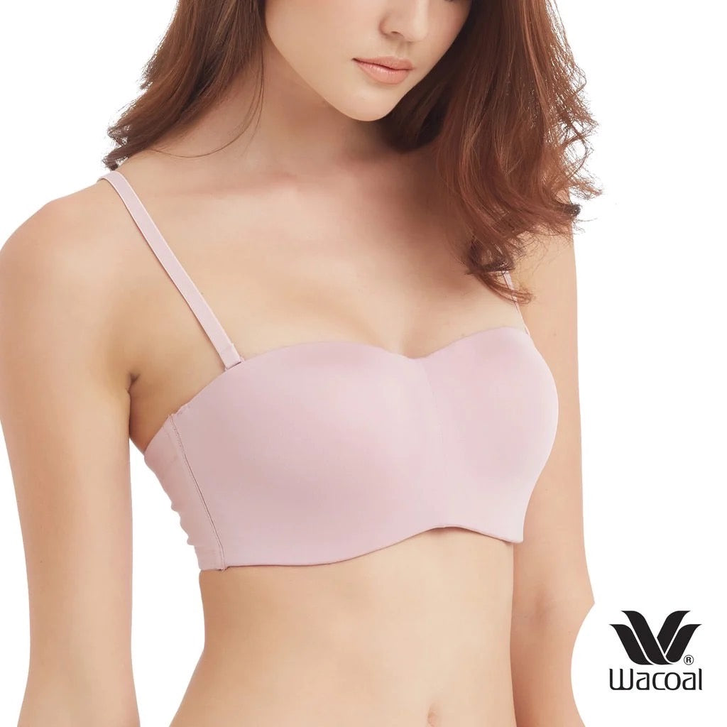 Wacoal Curve Diva บราเกาะอกเก็บกระชับ สาวคัพใหญ่ รุ่น WB7939 สีชมพูกุหลาบป่า (WR)