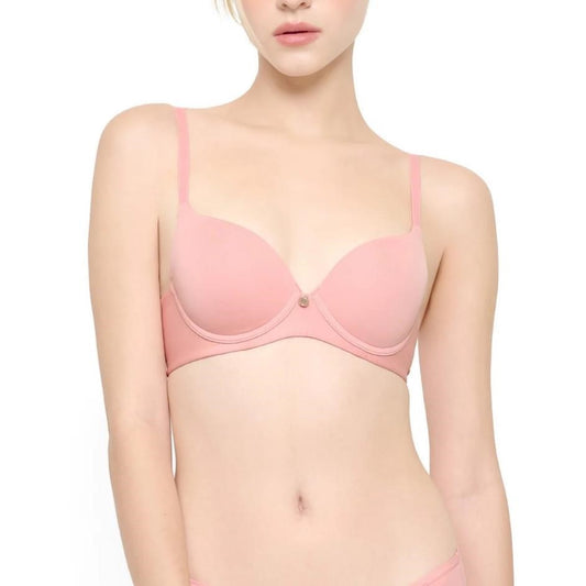 WACOAL COOL INNOVATION บรามีโครง ฟองน้ำบาง 10 มิล รุ่น WB5P63 สีเนื้ออมส้ม (TO)