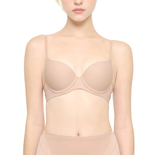 WACOAL COOL INNOVATION บรามีโครง ฟองน้ำบาง 10 มิล รุ่น WB5P66 สีเบจ (BE)