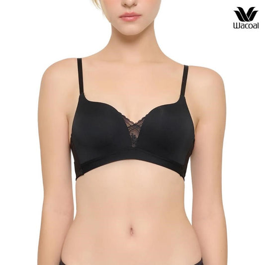 WACOAL COOL INNOVATION บราไร้โครง ฟองน้ำบาง 10 มิล รุ่น WB5X91 สีดำ (BL)