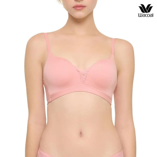 WACOAL COOL INNOVATION บราไร้โครง ฟองน้ำบาง 10 มิล รุ่น WB5X91 สีเนื้ออมส้ม (TO)