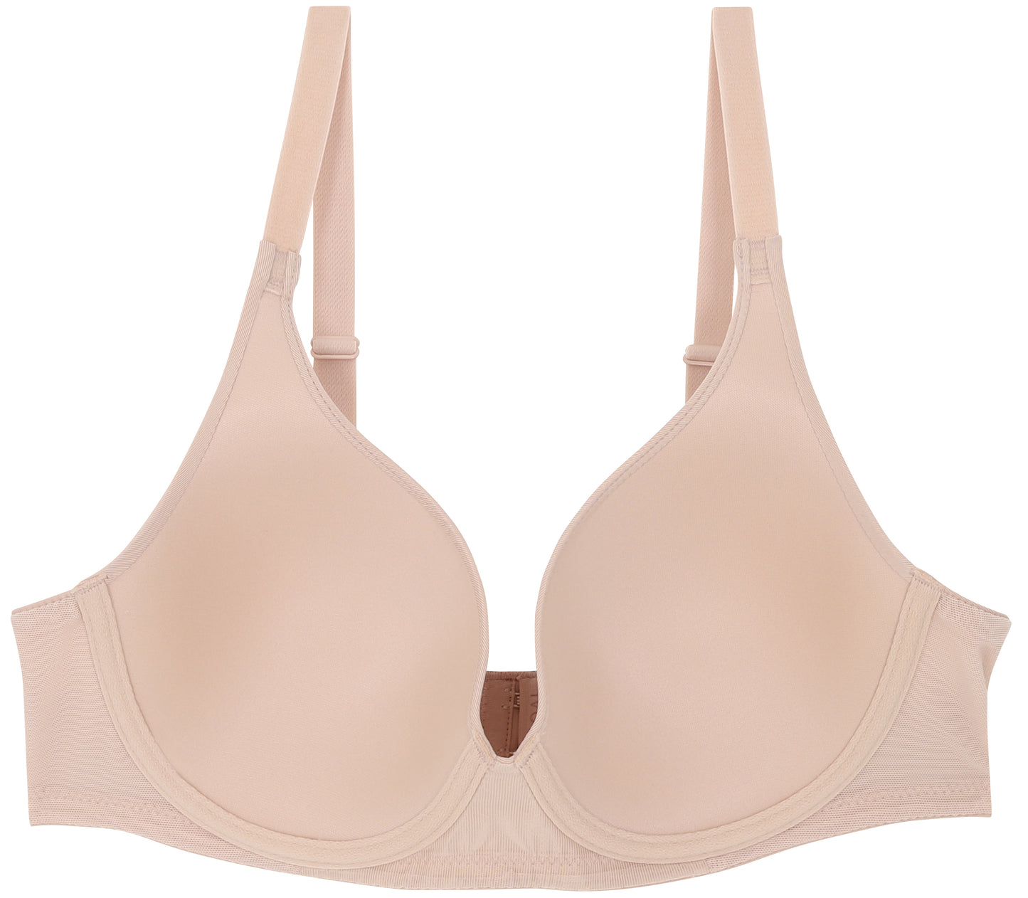 Wacoal Curve Diva คัพดีเวอร์ บราเก็บกระชับ สาวคัพใหญ่ รุ่น WB7952 สีน้ำตาลอ่อน (BH)
