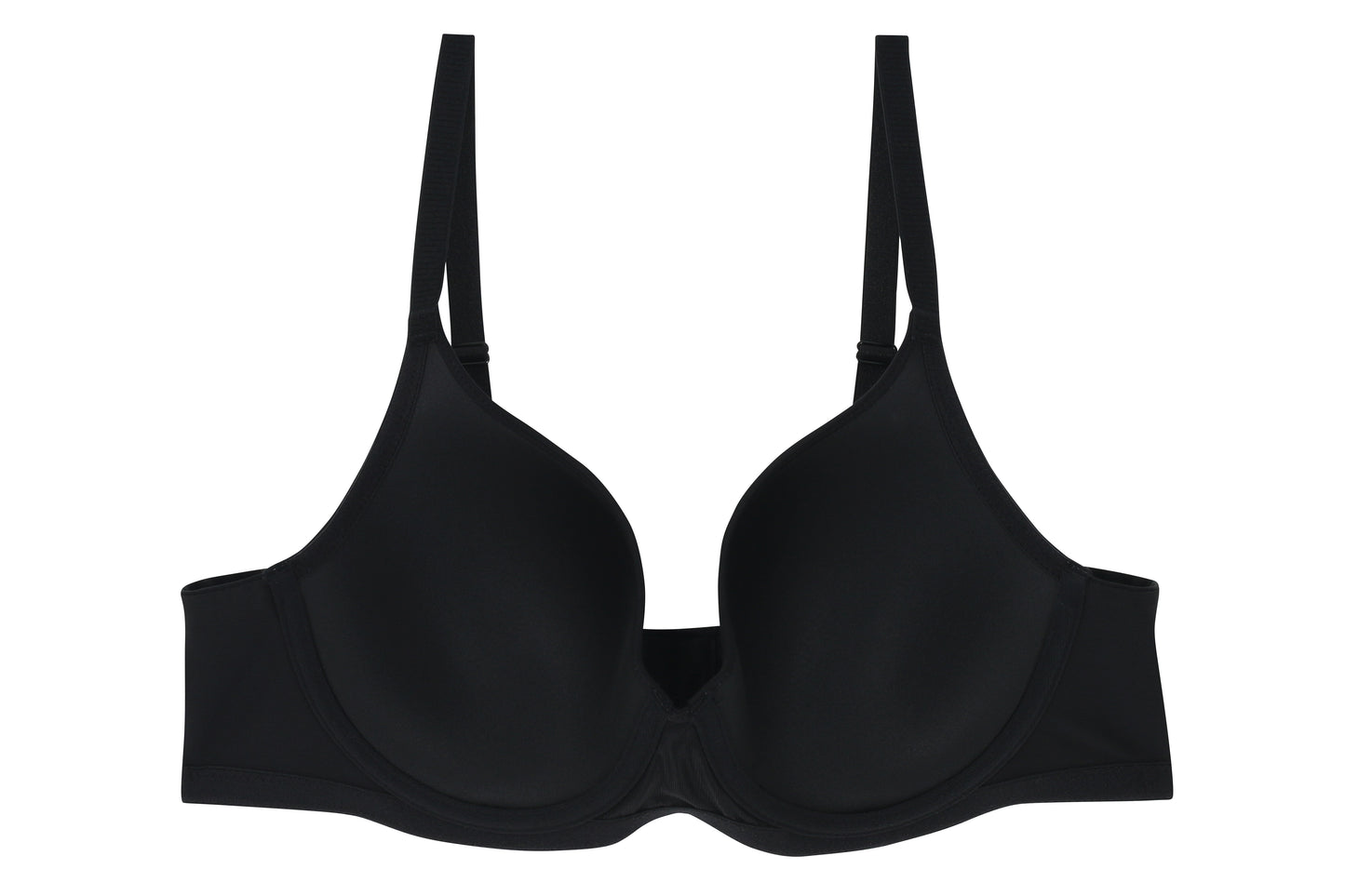 Wacoal Curve Diva-Bra ชุดชั้นในสำหรับสาวคัพส์ใหญ่ ไซซ์ใหญ่ WQ1862 สีดำ(BL)