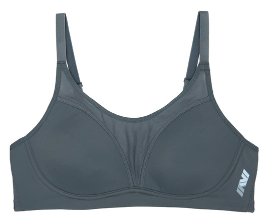 Wacoal Motion Wear บราออกกำลังกายวาโก้ Level รุ่น WR1513 สีเทา (GY)
