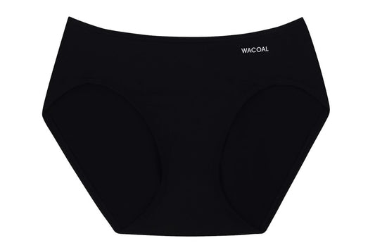 Wacoal COLLAGEN Panty Low-rise ด้านหลัง V-Cut เอวต่ำรุ่น WU3L00 สีดำ (BL)