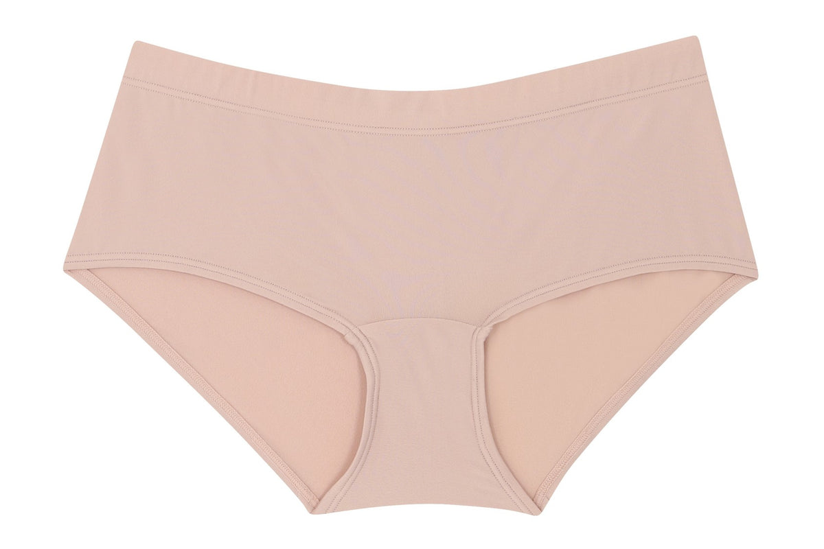 Wacoal Innovation Collagen Fabric Boyleg Panty กางเกงในรูปแบบขาสั้น รุ่น WU5K00 (L) สีเบจ (BE)