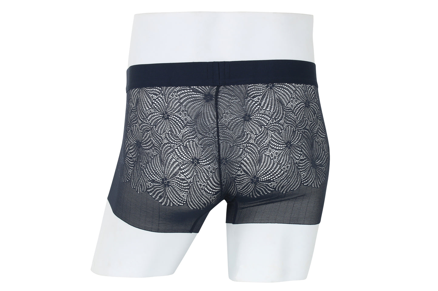 Wacoal Freedom LIMITED UNDERWEAR กางเกงลูกไม้นุ่ม (Lace Boxer ) รุ่น WXU406 สีน้ำเงิน (BU)