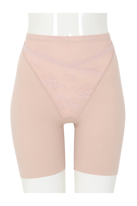 Wacoal Shapewear Hips กางเกงกระชับขายาว เก็บหน้าท้อง รุ่น WY1189 สีเนื้อ (BE)